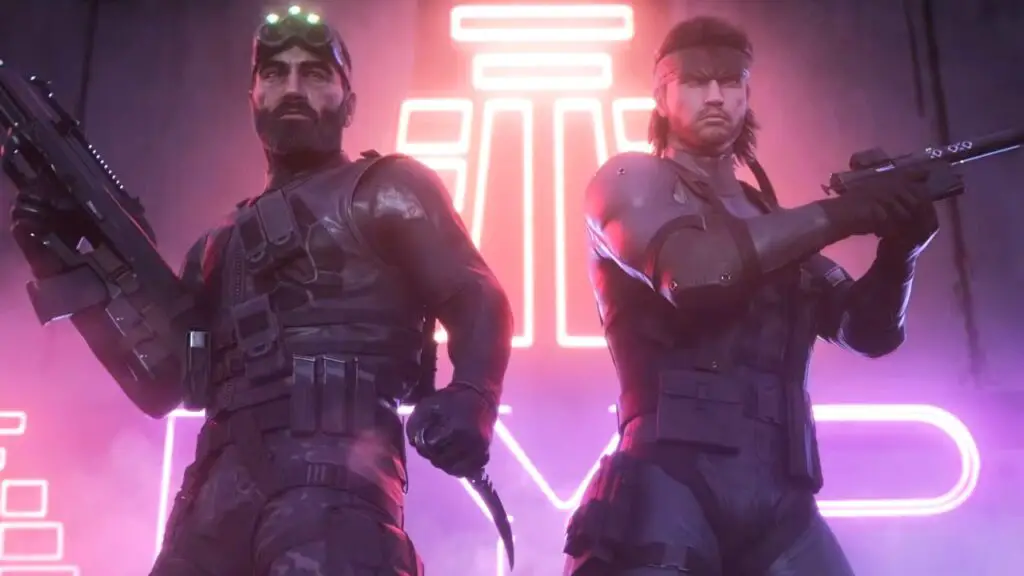 Sam Fisher and Solid Snake collaboration