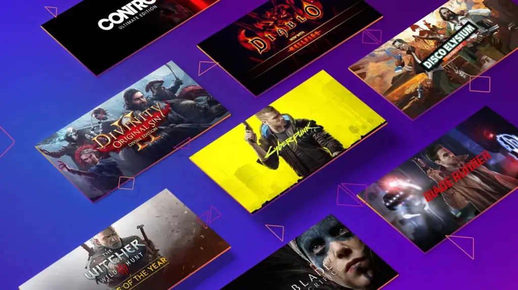 Classic games collection on GOG storefront