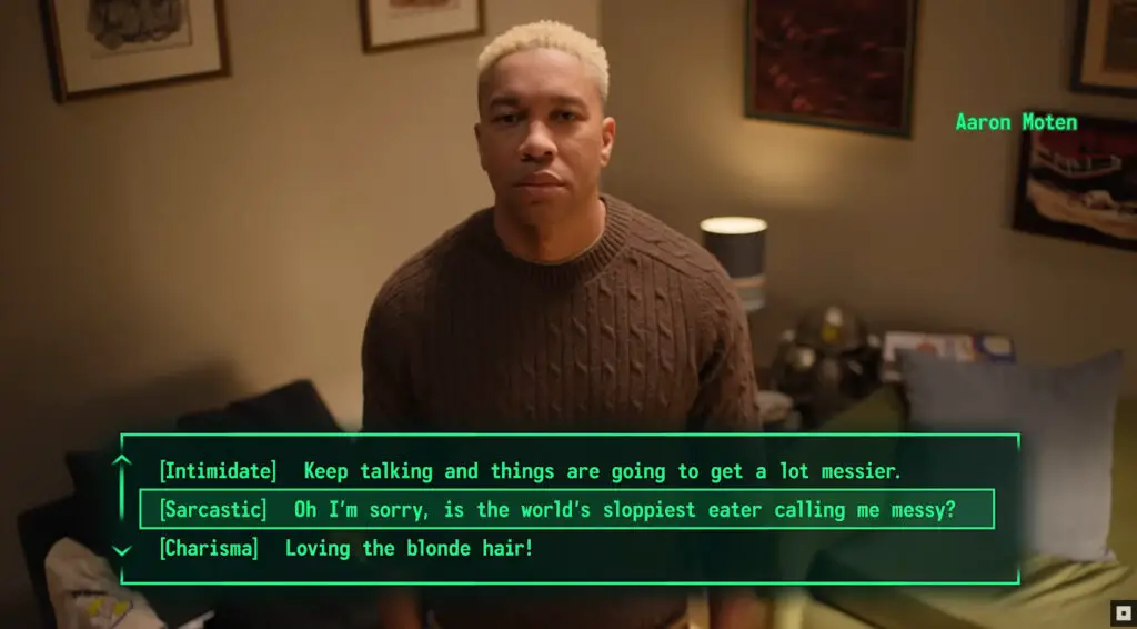 Aaron Moten in Fallout 3 setting