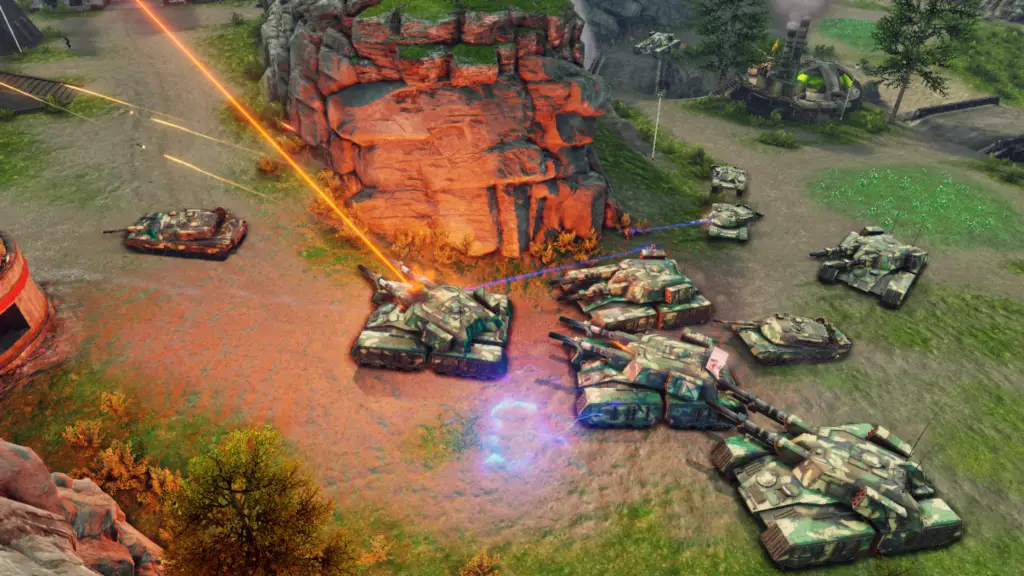 Strategic tank gameplay in Renegade X