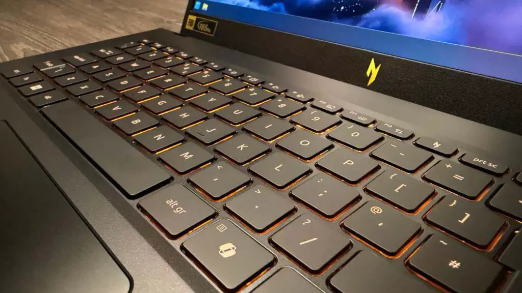 Acer Nitro V15 gaming laptop on desk