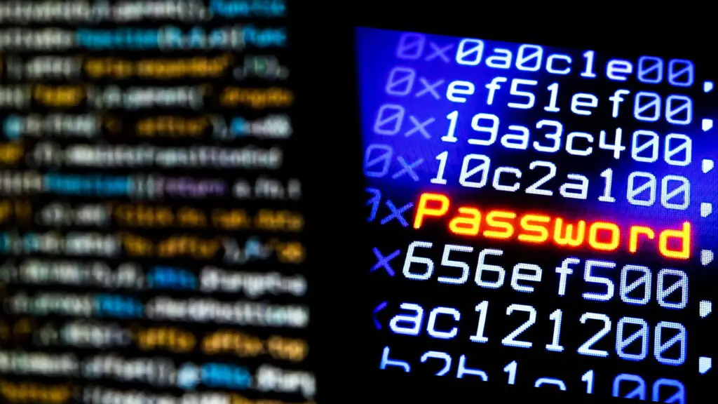 Complex computer code representing digital innovation and risks