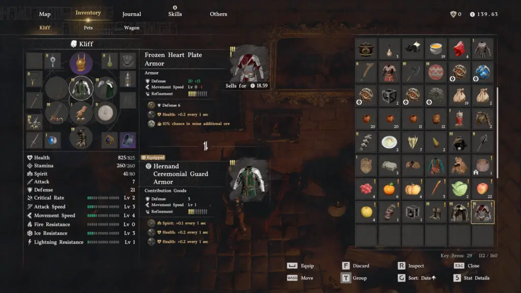 Crimson Desert Treasure Map 7 Reward: Frozen Heart Plate Armour