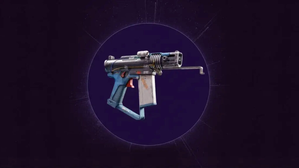 Arc Raiders Canto blueprint: The new Canto SMG against a dark purple background.