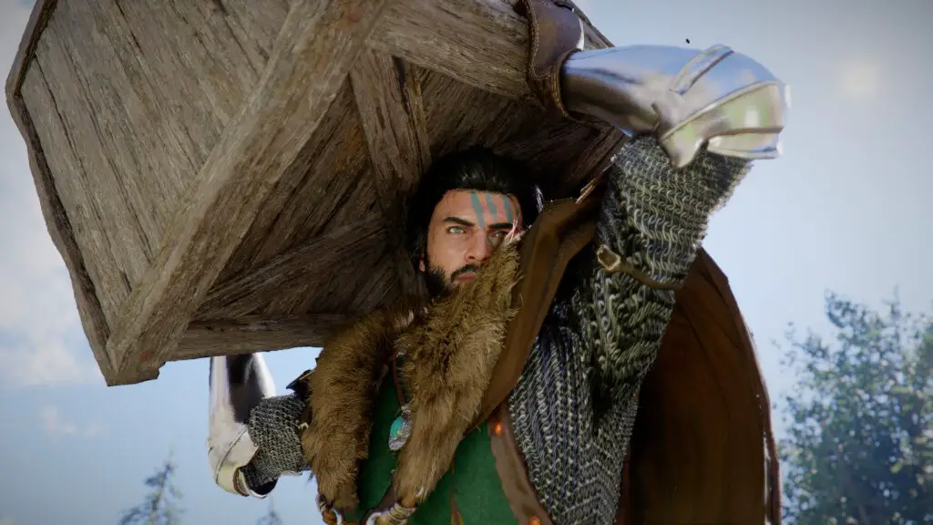 Kliff with a storage chest.