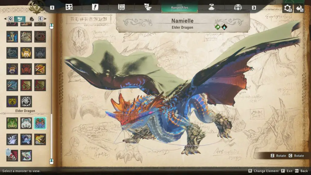 Monster Hunter Stories 3 Namielle Combat