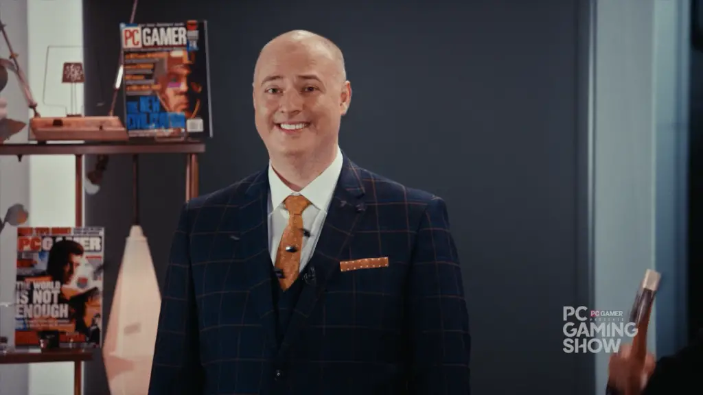 Sean Day9 Plott hosting the PC Gaming Show