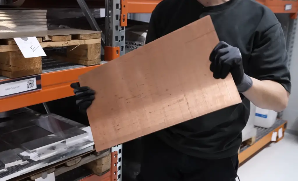 Thermal Grizzly copper plate used for cooling