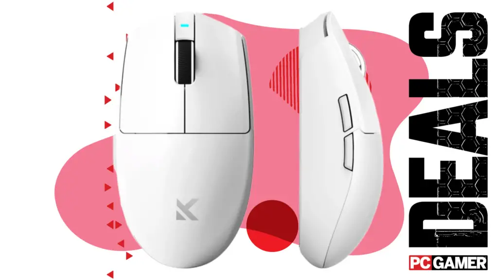 The MCHOSE G3 V2 Wireless Gaming Mouse in a minimalist white finish.