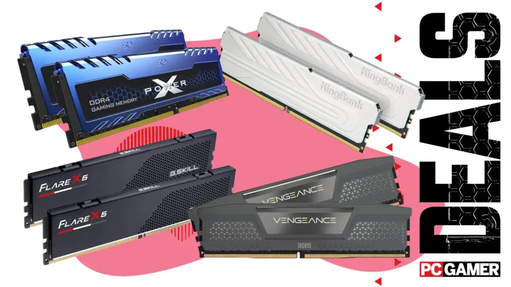 A collection of high-performance dual channel memory kits for gaming PCs
