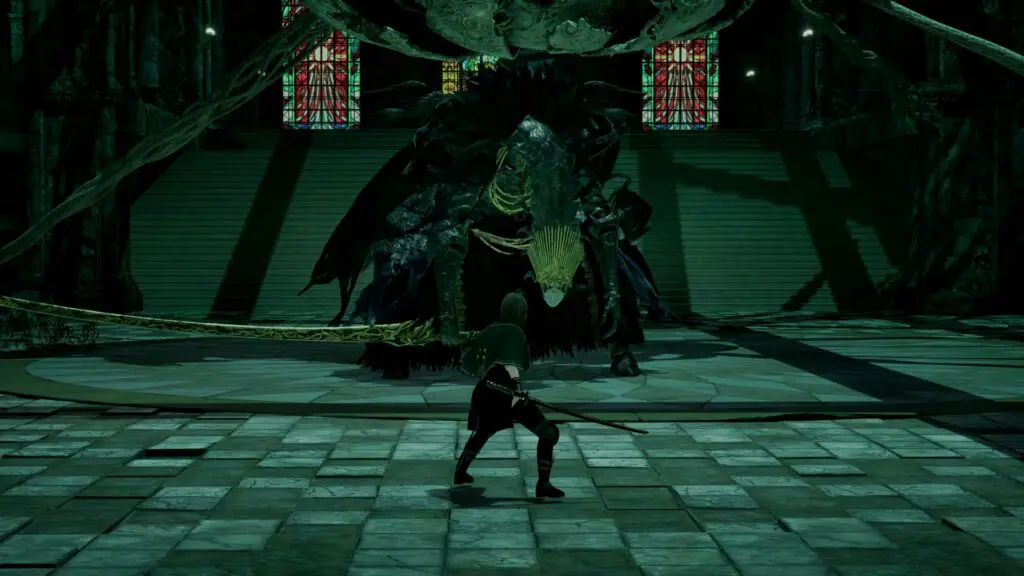 Code Vein 2 Josee: The player stood directly ahead of Josee.