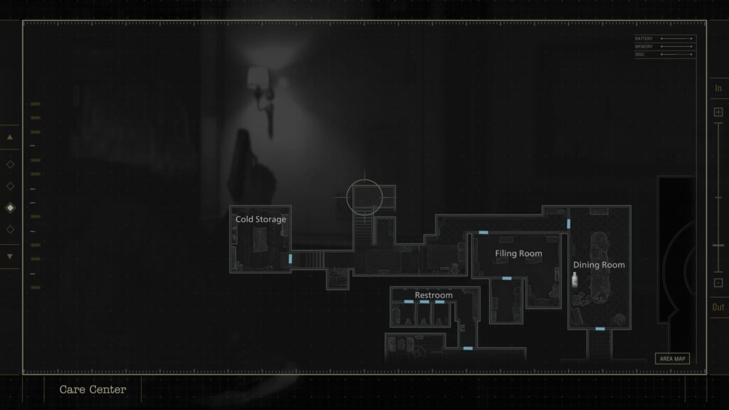 Resident Evil Requiem West Wing staircase path