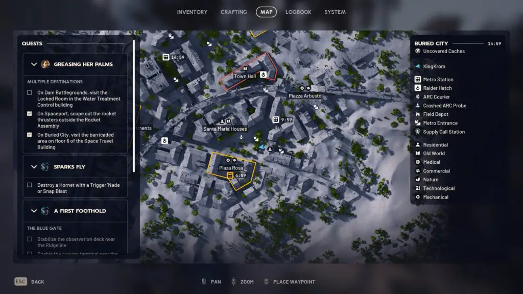 Arc Raiders Comet Igniter - Comet location