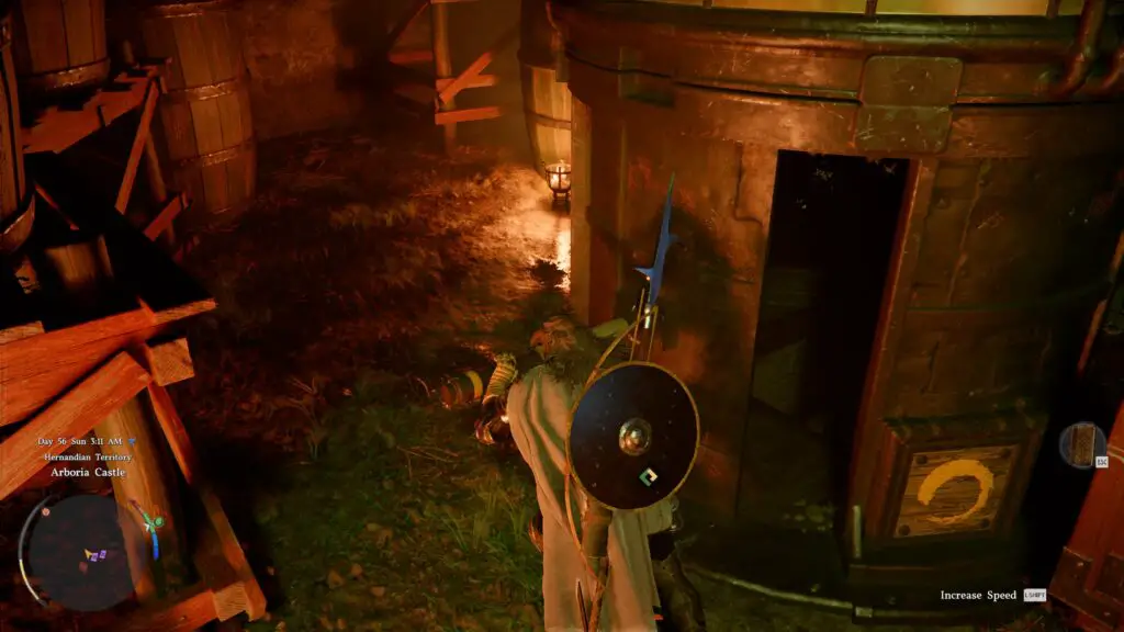 Crimson Desert Arboria Castle handle mechanism