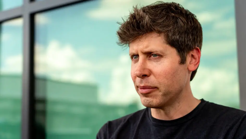 Sam Altman at the Stargate AI data center