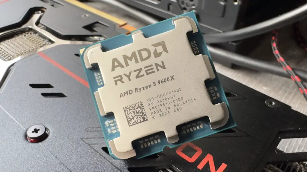 AMD Ryzen 5 9600X Processor Close-up