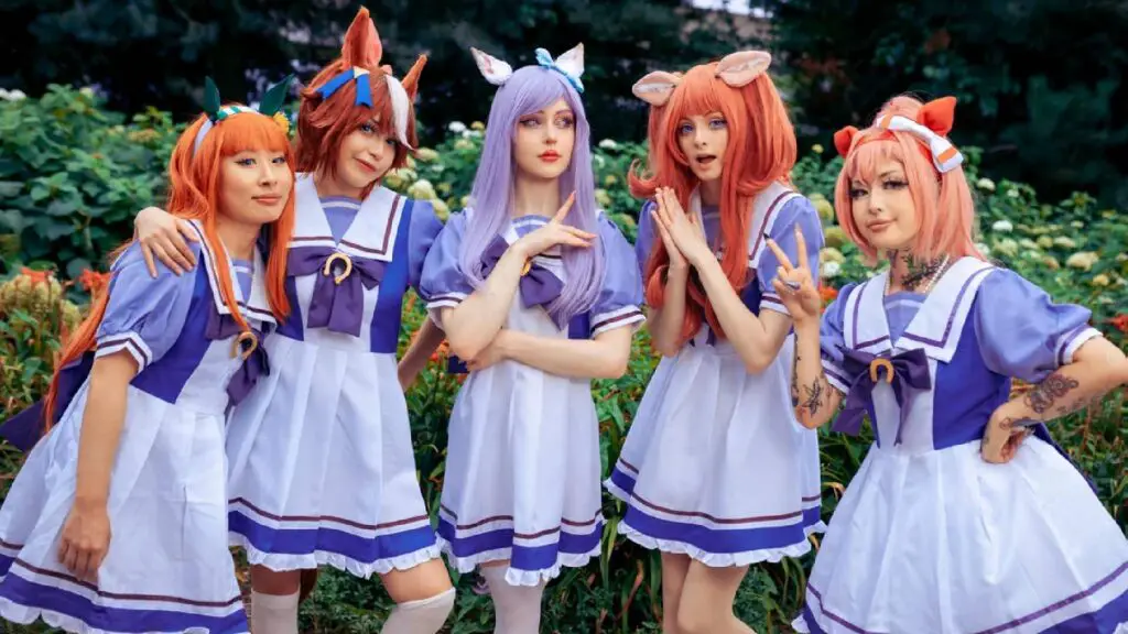 Umamusume: Pretty Derby cosplayers