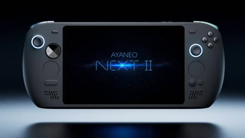 The Ayaneo Next II handheld gaming PC.