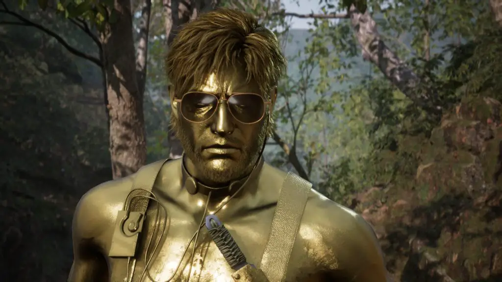 Metal Gear Solid Delta: Snake Eater - Gold camouflage visual detail