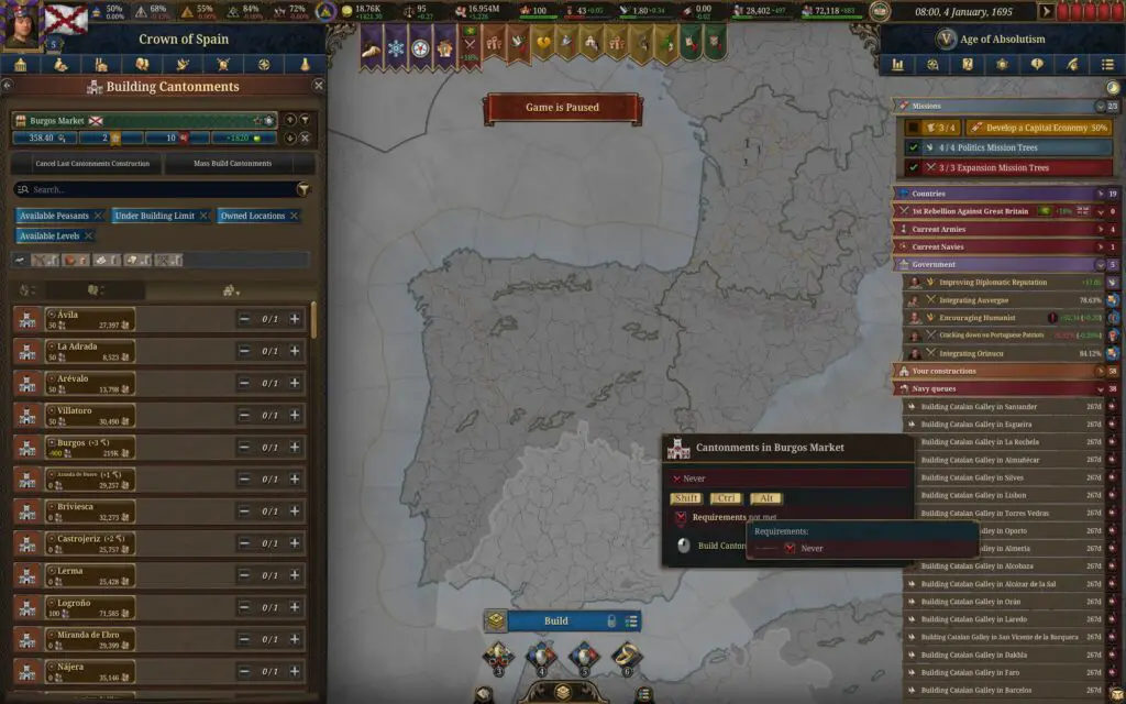 Europa Universalis 5 screenshot