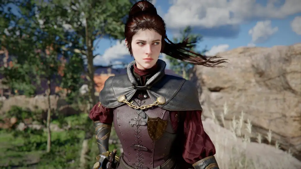 Damiane character showcase in Crimson Desert