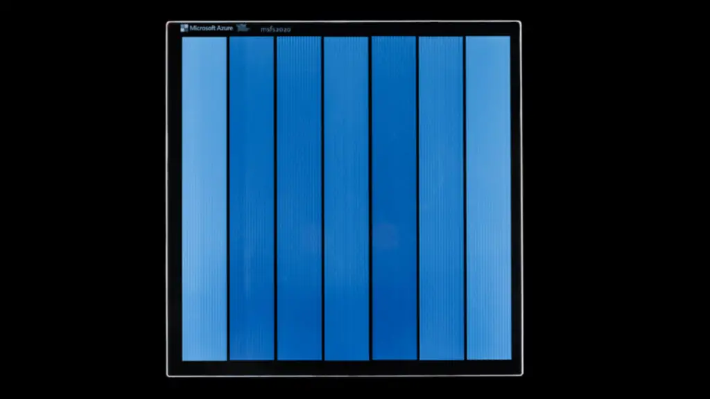 Microsoft's Project Silica glass-based data storage solution.