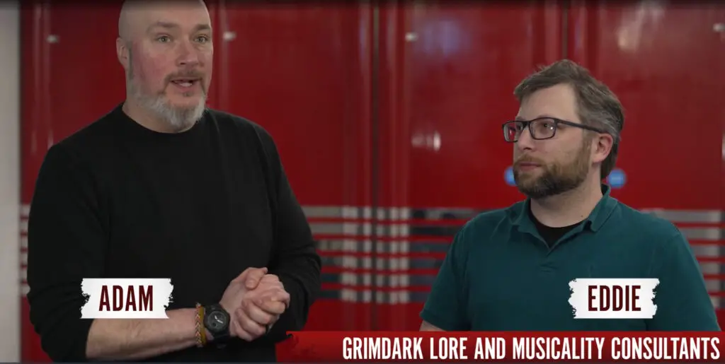 The Emperor Protects: A Warhammer 40,000 Musical rehearsal