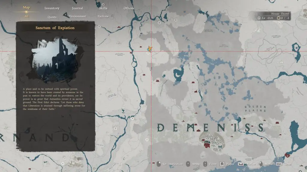 Sanctum of Expiation Location