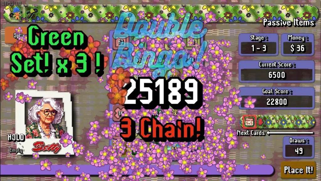 Bingo Betty shop interface