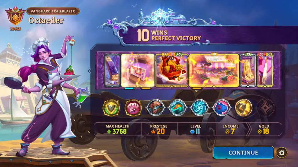 10 win perfect victory as Jules.