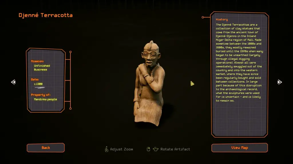 The history of the Djenné terracotta artifact in Relooted.