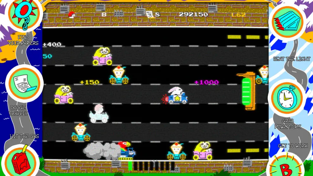 Racing arcade-style game Bumpy Grumpy