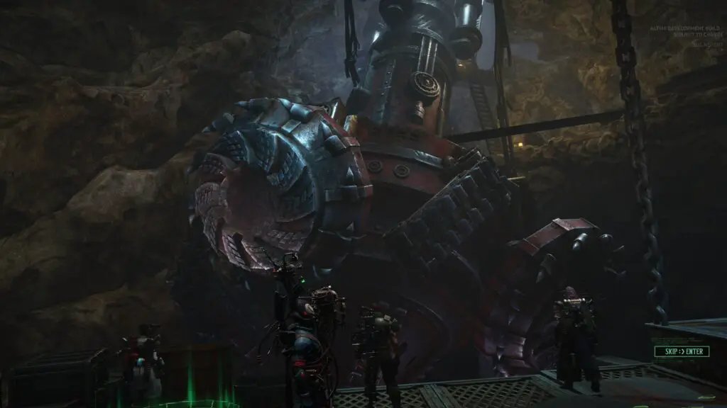 Dark Heresy alpha gameplay showing the gritty detective atmosphere