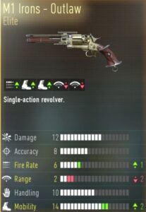 Advanced Warfare: The M1-Irons elite weapon variant.