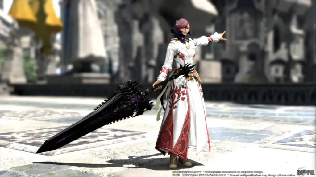 Several images of mis-matched warriors of light displaying the new glamour updates coming to Final Fantasy 14.