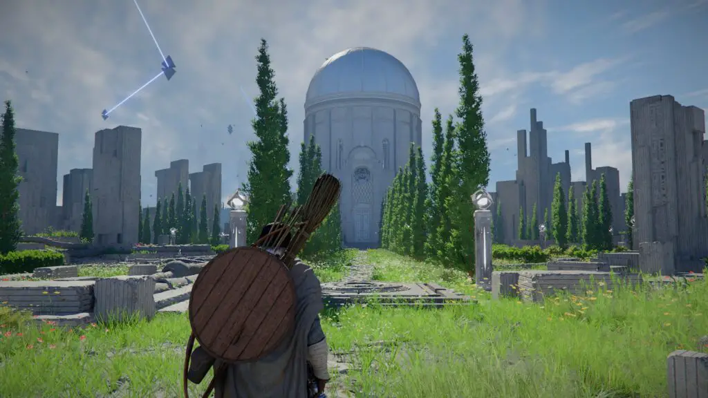 Kliff standing before the Abyss portal in Crimson Desert