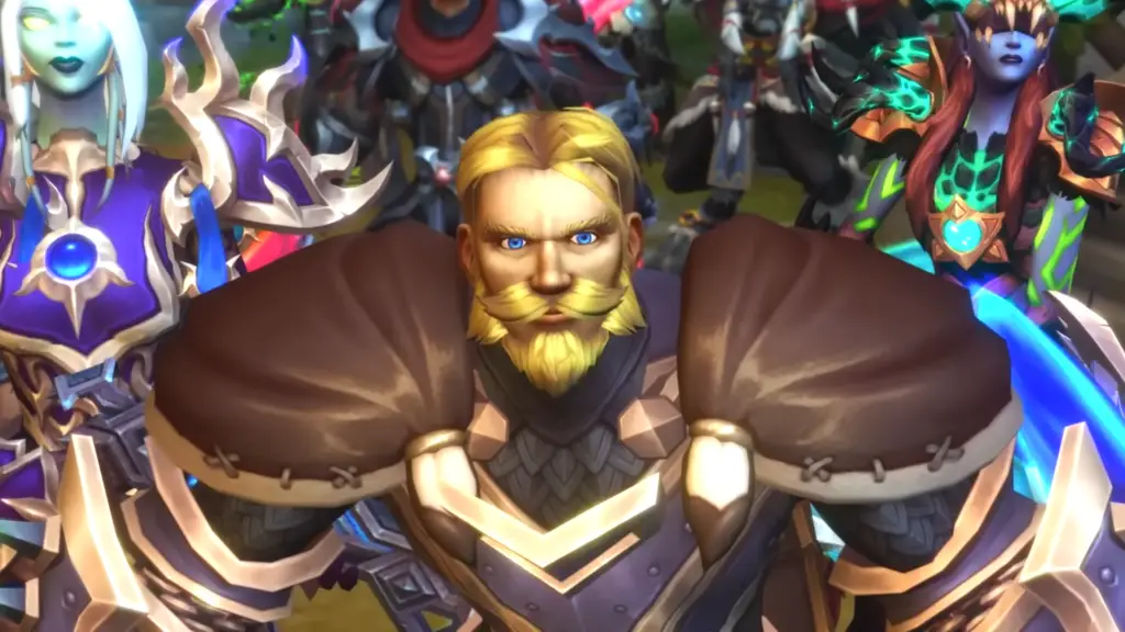 A group of adventurers gathering to defend Azeroth in World of Warcraft: Midnight.