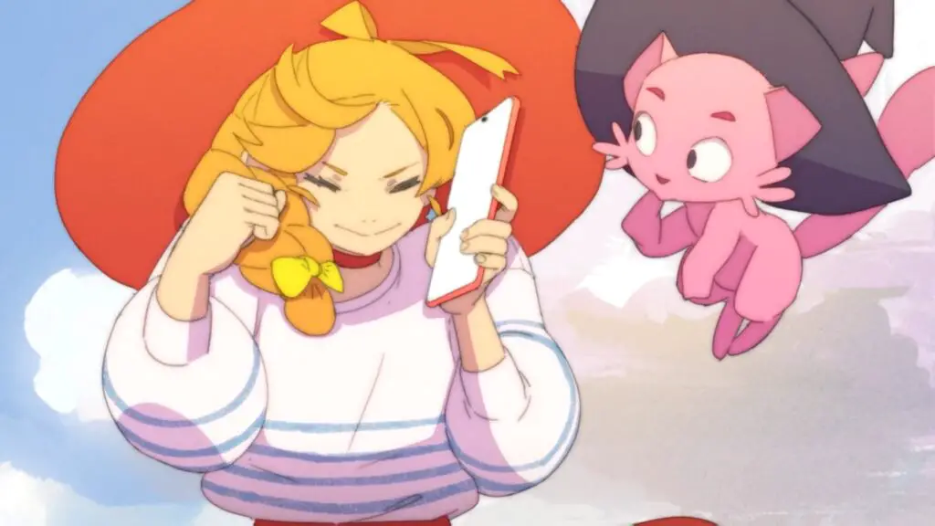 A magical view of the bakery interior in The Witch's Bakery