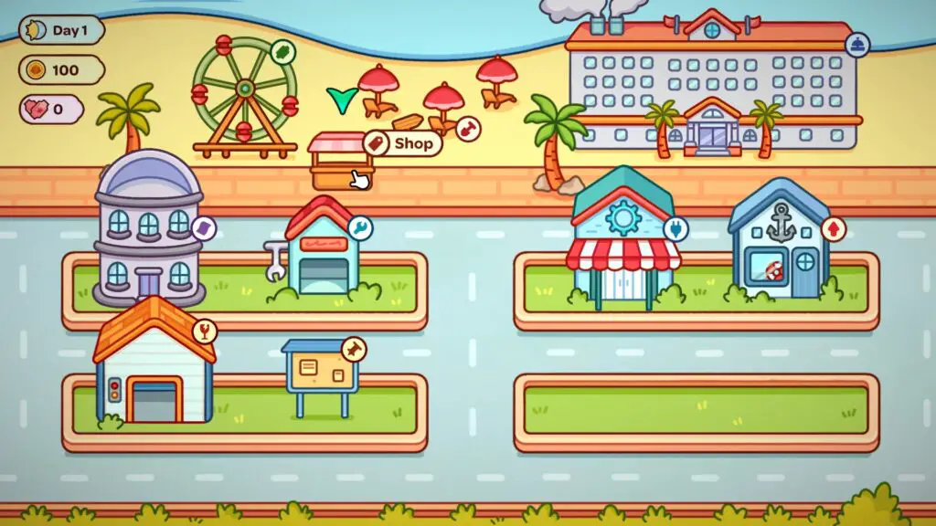 A detailed map of the coastal town in Treasure Beach.