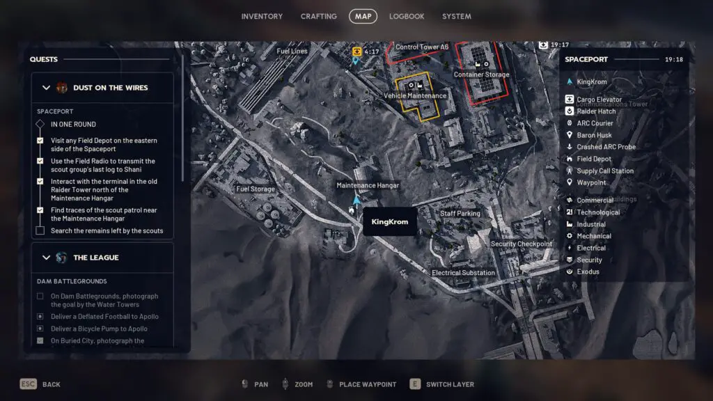 Searching for the scout patrol remains on the road