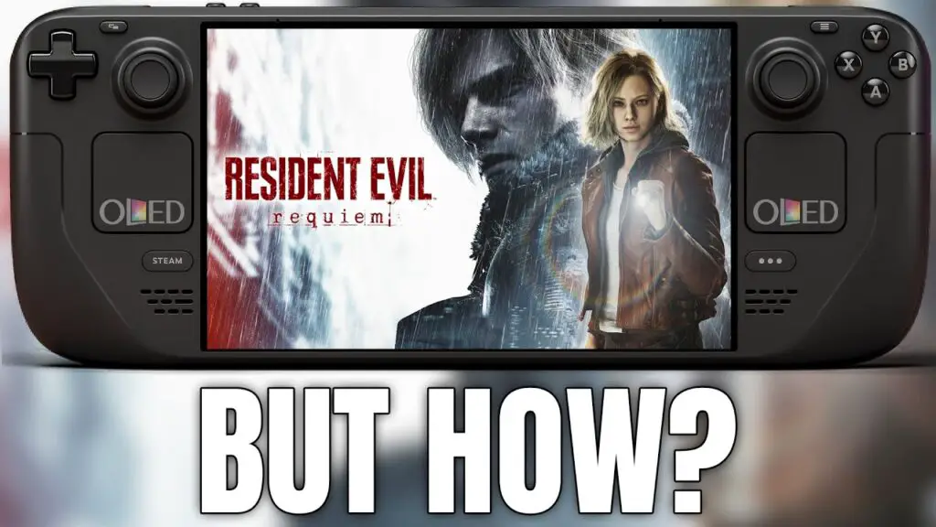 Resident Evil Requiem on Steam Deck comparison