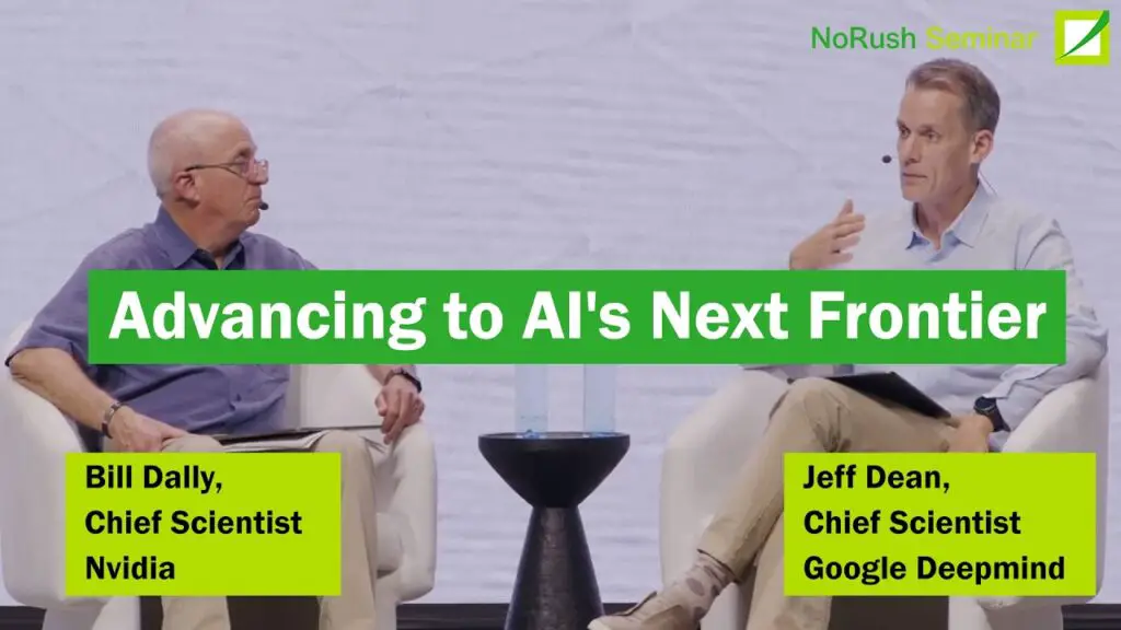 Jeff Dean and Bill Dally discussing AI at Nvidia GTC