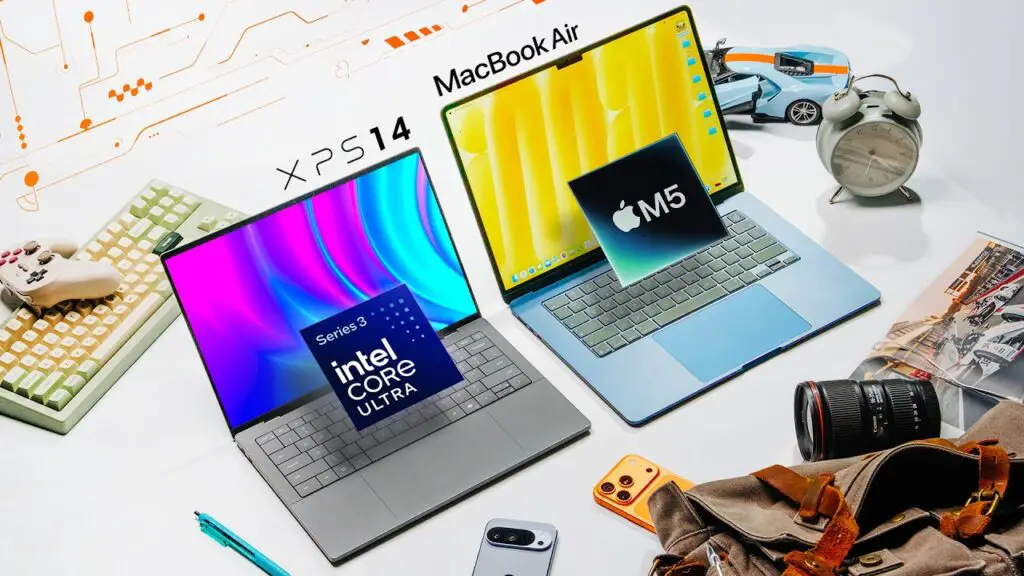 MacBook Air M5 vs Dell XPS 14 - Battery Life Comparison