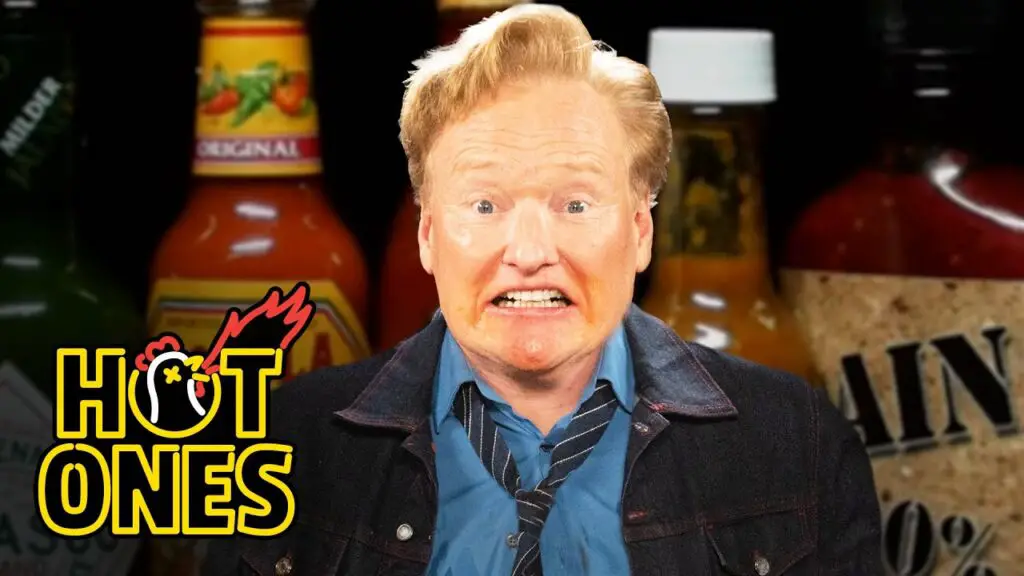 Conan O'Brien Hot Ones Appearance