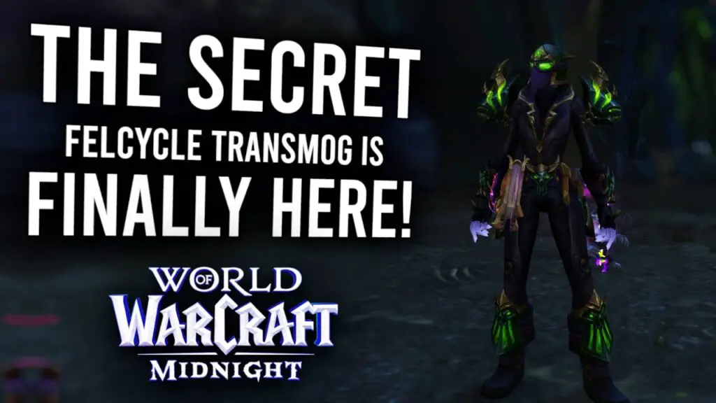 Unlocking the secret transmog set in World of Warcraft.