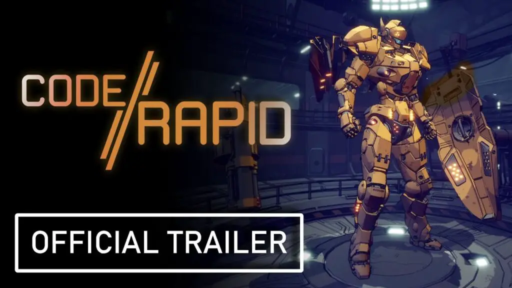 Code RAPID Announcement trailer mecha action