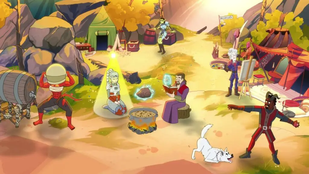 Baldur's Gate 3 - Chill Demonic Beats To Long Rest To Animation