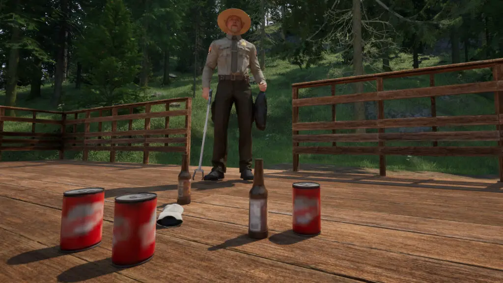 Ranger's Path gameplay showing the inventory system