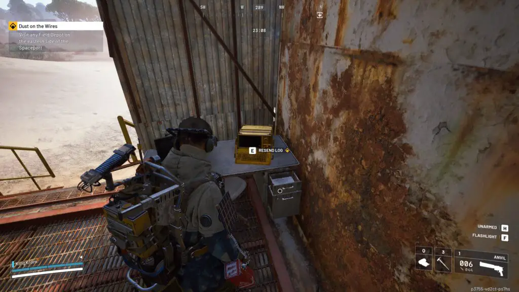 Arc Raiders yellow terminal interaction