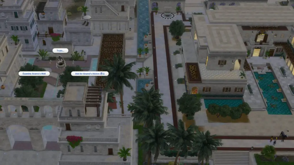 Anansi's Well Location in Sims 4